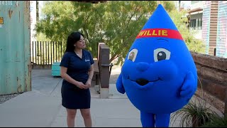 Willie the Waterdrop talks about the water cycle